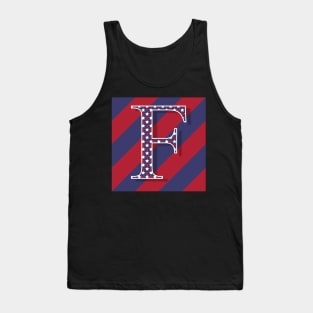 Old Glory Letter F Tank Top